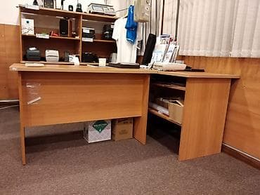 Ofis masaları: İşlənmiş, İşçi üçün, Dördbucaq masa — 8