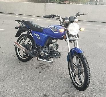 Papik 49 motosiklet - Mühərrik: 80cc, 4 zamanlı, karbüratorlu - — 1