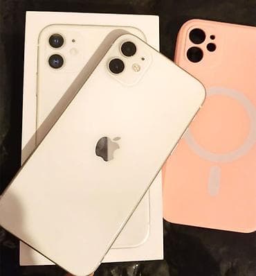 iphone 4s adapter: IPhone 11, 128 GB, Ağ, Face ID — 4