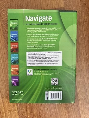 antikvar net: İstifade olunmayıb tam teze formada Məhsul: Navigate Coursebook + — 2