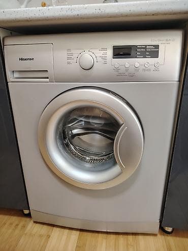 hisense wfea 6010: Paltaryuyan maşın Hisense, 7 kq, İşlənmiş, Avtomat, Qurutmasız — 1
