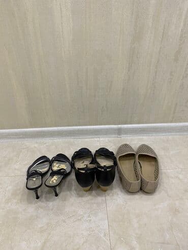 школьные туфли: Туфли, Размер: 40, цвет - Черный, Б/у — 4