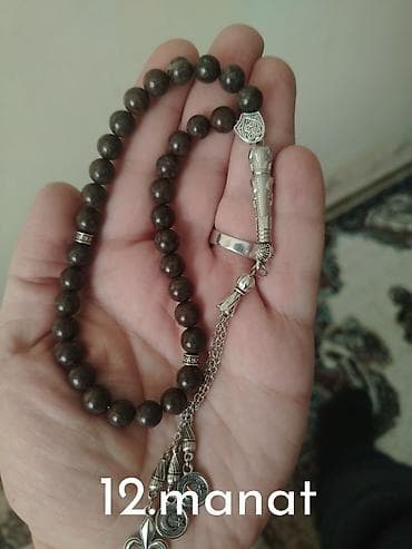 Məhsul: Təsbeh kolleksiyası - Əqiq təsbeh – çoxrəngli (yaşıl-qırmızı — 3