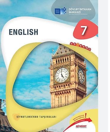 Kitablar və jurnallar: DİM “English 7” – Qiymətləndirmə Tapşırıqları kitabı - Fənn: İngilis — 1