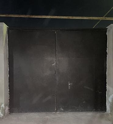 vanna hamam: Dəmir Həyət darvazası, Yana açılan, Mexaniki, Qapı ilə, rəng - Qara — 1