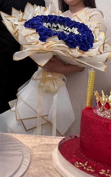 ucuz xalca: Şəxsi ad yazılı bəzəkli fincan və nəlbəki dəsti - Material: ağ — 6