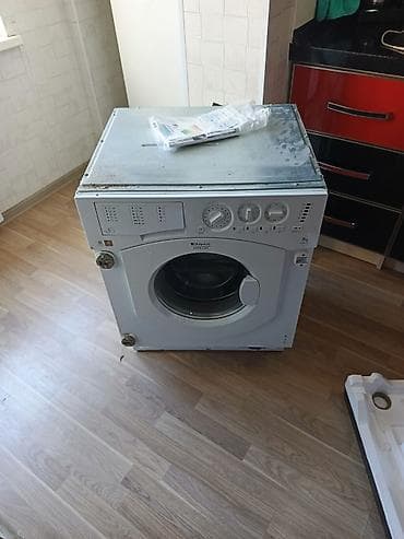 aristonlar: Paltaryuyan maşın Hotpoint Ariston, 7 kq, İşlənmiş, Qurutmasız, Kredit yoxdur, Ünvandan götürmə, Ödənişli çatdırılma — 2