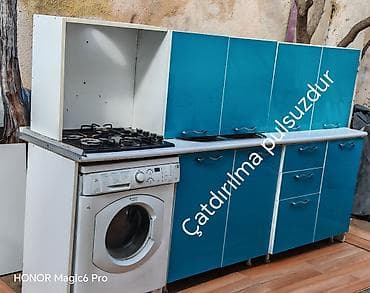 Mətbəx mebeli ölçüsü 2.50 üzərində moyka qaz verilir paltaryuyan — 1