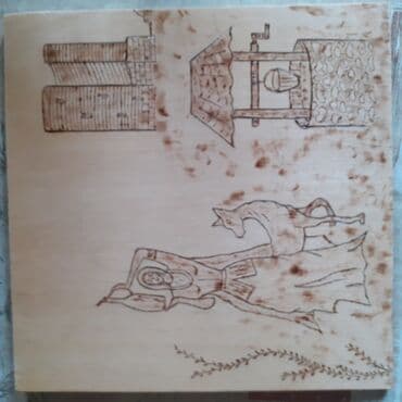 əl ilə çəkilmiş rəsimlər: Yağlı boya ilə əl işləri və ağacdan olan əl işləri — 34