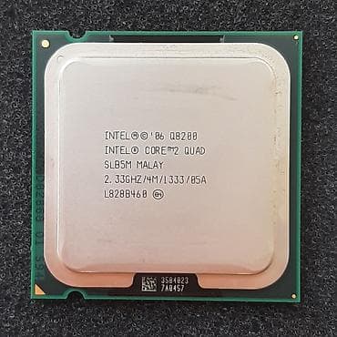 intel core i5 socket 775: Processor - CPU Intel Q8200 - 12 AZN (4 nüvə / 4 axın 2.33GHz) — 1
