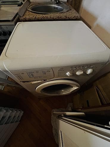 ariston 2 ci el: Paltaryuyan maşın Indesit, 5 kq, İşlənmiş, Avtomat, Kredit yoxdur, Ünvandan götürmə — 4