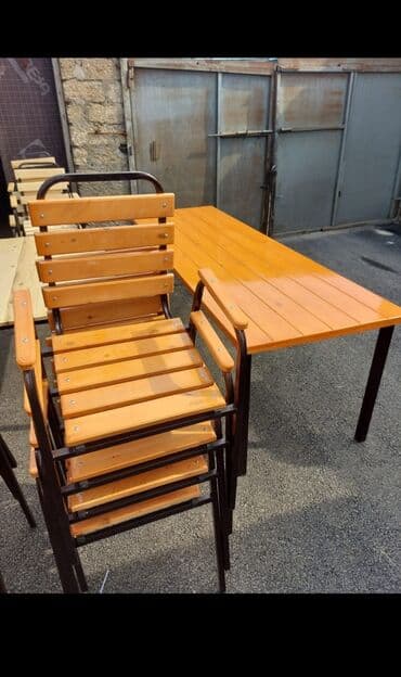 stol stul işlenmiş: Yeni, Kvadrat masa, 6 stul, Açılan, Stullar ilə, Azərbaycan — 4