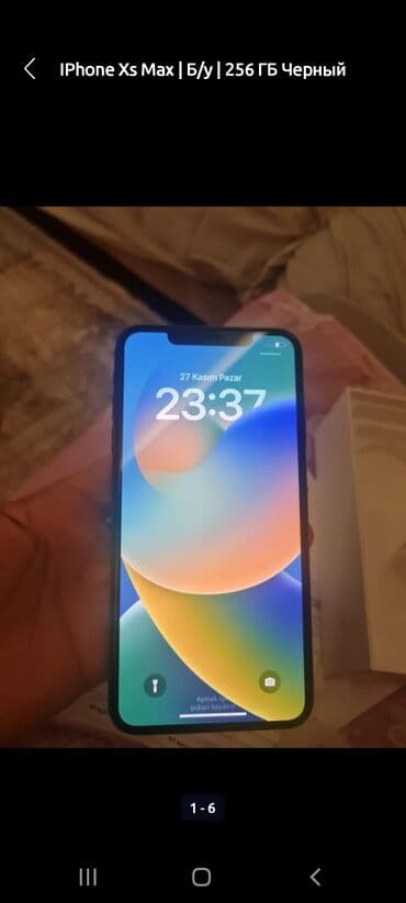 iphone xs max 256 gb ikinci el: IPhone Xs Max, 256 GB, Qara, Sənədlərlə — 1