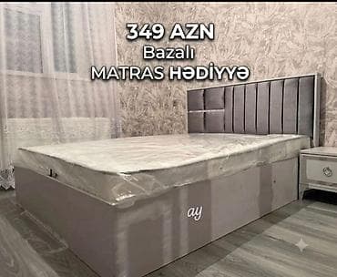 Yeni, Təknəfərlik çarpayı, Bazalı, Matras ilə, Siyirməsiz — 1