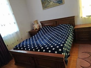 Klassik üslubda tam yataq otağı dəsti - Material: kütləvi ağac — 2