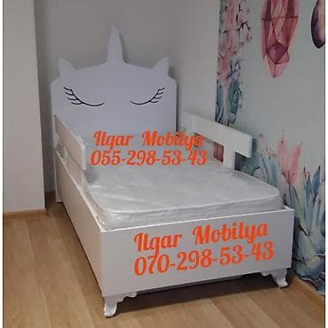 evcil mobilya: Oğlan və qız üçün, Yeni, Çarpayı, Bazasız, Matrassız, Siyirməsiz — 1