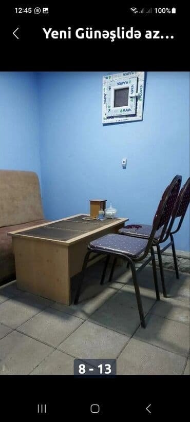 ayaqyolu: 4 otaq bir zaldı.Ayaqyolusu və çöldə 6 kvadrat yeri var.Hazırda dərzi — 4