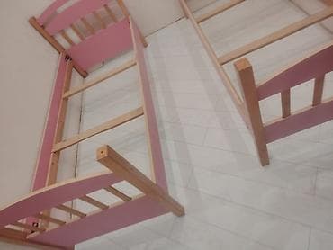 taxti: Oğlan və qız üçün, İşlənmiş, Çarpayı, Bazasız, Matrassız, Siyirməsiz — 3