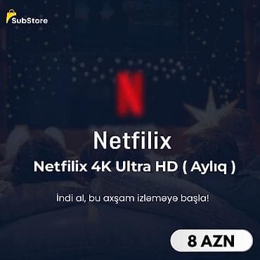 video dayə: Substore: ☎️-0702457595 Netflix 4K Ultra HD (Aylıq) - Platform — 1