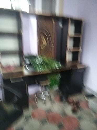 komputer stol: Düz masa, Polkalı, Siyirməli, MDF — 1