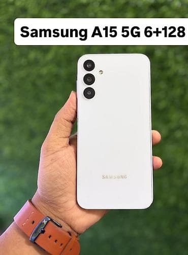 samsung tab 5: Samsung Galaxy A15, 128 GB, rəng - Ağ — 2