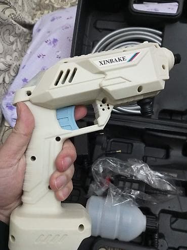 Оборудование для мойки: Portativ akkumulyatorlu mini yuyucu/püskürdici seti Komplekt: - — 2