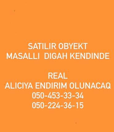 SATILIR OBYEKT Yerlesir 4 sayli mektebin yaninda Yolun qiraqinda lalafo.az -da SATILIR OBYEKT Yerlesir 4 sayli mektebin yaninda Yolun qiraqinda