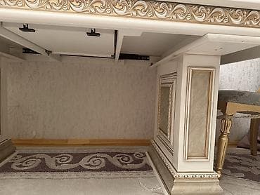 daş soba: Qonaq otağı üçün, Yeni, Açılan, Dördbucaq masa, 8 stul — 6