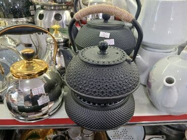 сушилка для посуды: Yeni ve keyfiyyetli çuqun çaynikler,altligi ile birge 40 azntutumu — 6