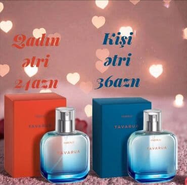 rose d prive perfume: Faberlic Tavarua ətirləri - Qadın ətiri – 24 AZN - Kişi ətiri – 36 — 1