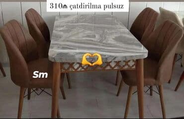 ikinci el stol stullar: Masa ve oturacaq yeni rəng seçimi var — 1