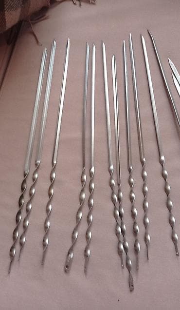 Nasoslar və hidroforlar: Manqal üçün şiş dəsri balaca sözlərdi uzunluğu 40 sm 10 ededdir — 1