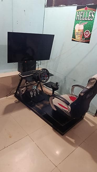 Ofis mebeli: Realistik avtomobil yarışı simulyator komplekti - Tam qurulu sim — 1