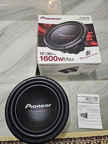 Pioneer TS-W312D4 subwoofer – Champion Series - Ölçü: 12” / 30 sm -