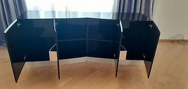 mebel kitab refleri: İşlənmiş, Düz TV altlığı, Polkalı, Laminat — 2