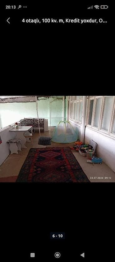 2 mertebeli ev: 100 kv. m, 3 otaqlı, Qaz, İşıq, Su — 5