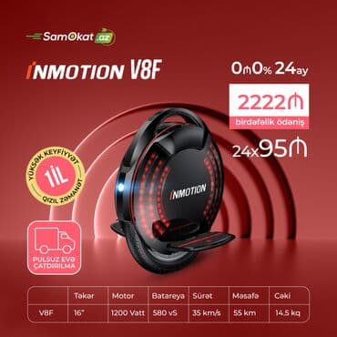 scutur: Elektrik təktəkər Inmotion V8F EUC моноколесо 💥Samokat.Az-dan💥 — 1