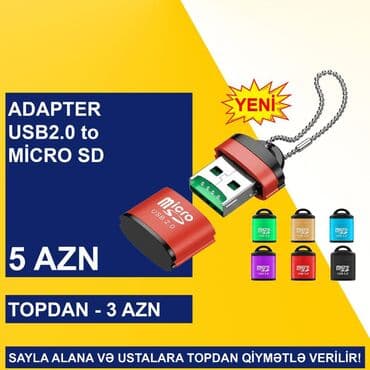 Техника для кухни: USB Adapterlər SAYLA ALANA VƏ USTALARA TOPDAN QİYMƏTLƏ VERİLİR! — 8