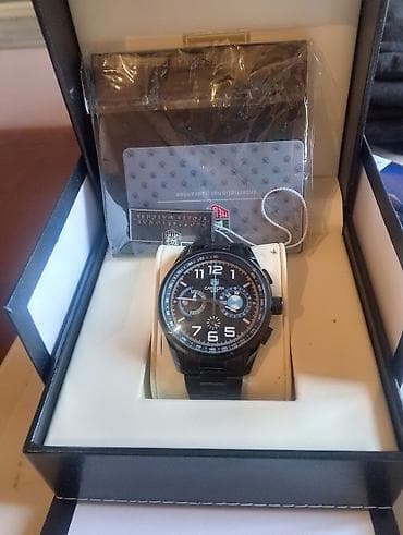 dini saat: TAG Heuer saat qutusu - Brend: TAG Heuer (loqolu) - Material: sərt — 3