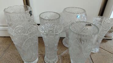вазы для цветов чехия богемия: Набор ваз, Хрусталь — 2