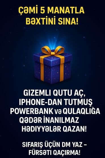 mini ventilyator: Gizəmli qutu 🧰 Qutudan çıxma ehtimalı olan məhsullar: ✅ USB kabel — 1