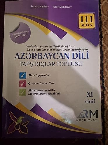 array informatika test bankı pdf: Məhsul: “Azərbaycan dili – Tapşırıqlar toplusu” (XI sinif) Müəlliflər — 1