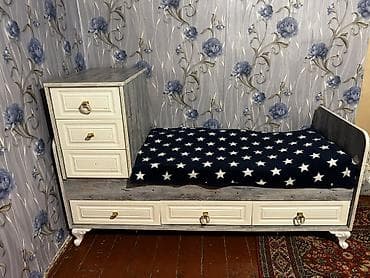 kamot: Oğlan və qız üçün, Təknəfərlik çarpayı, Komod — 1