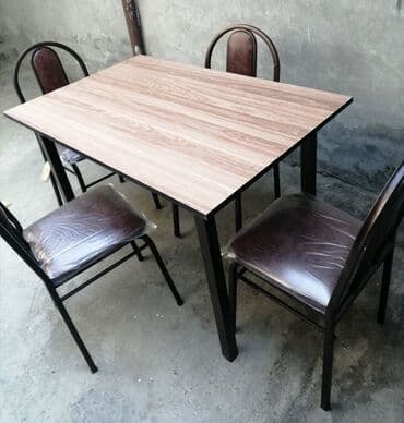 tap az masa ve oturacaqlar: Kuxna üçün masa və oturacaqlar desti, kafe və cayxana üçün stol stul — 14