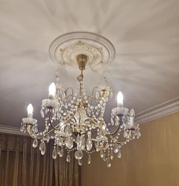 çılçıraqlar sederek: Çılçıraq, 8 lampa, Metal — 1