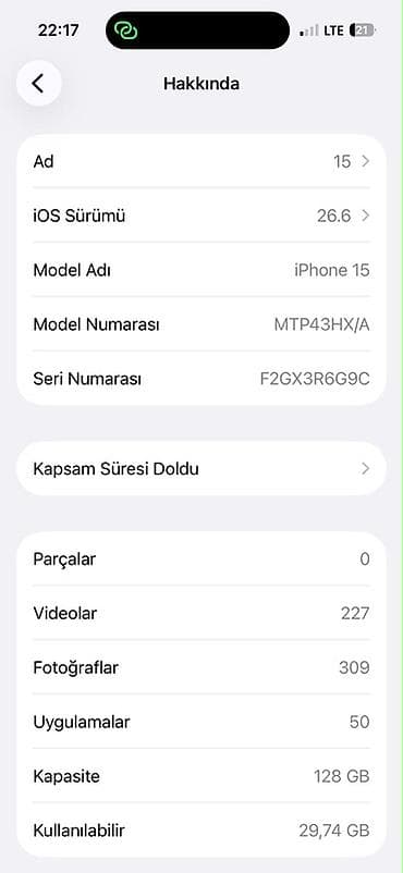 iphone adapter original: IPhone 15, 128 GB, Ağ — 3
