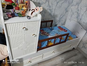 Oğlan və qız üçün, Çarpayı, Bazasız, Matras ilə, Siyirməli