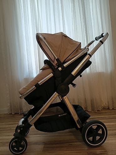 Uşaq arabası – Mothercare Journey (bej rəng) - 2-i 1-də sistem: dərin — 3