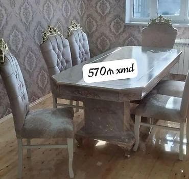 Qonaq otağı üçün, Yeni, Açılmayan, 6 stul