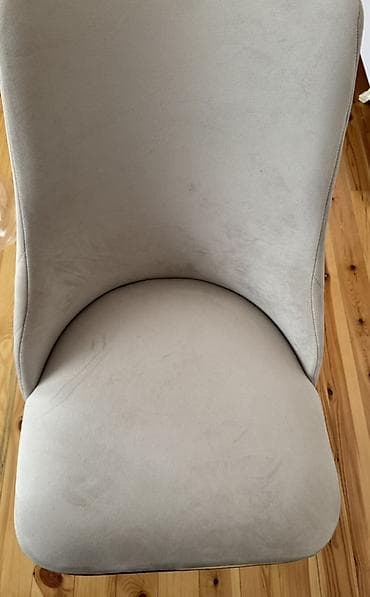 Qonaq otağı üçün, İşlənmiş, Açılmayan, Oval masa, 8 stul — 4